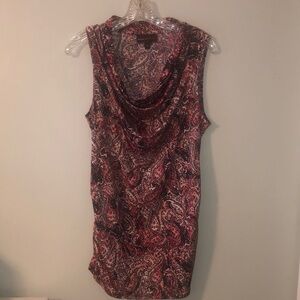 Dana Buchman Paisley Print Top